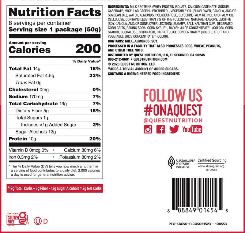 Quest Nutrition Frosted Cookies