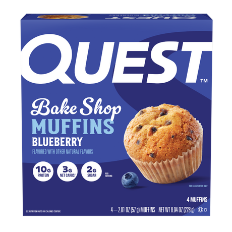 Muffins Bake Shop Quest Nutrition - Bleuet