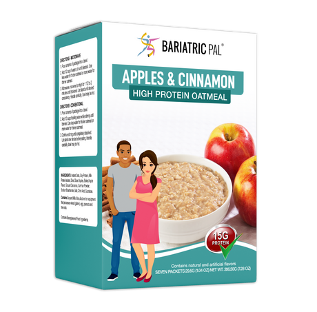 BariatricPal Protein Oatmeal - Apples & Cinnamon / One Box
