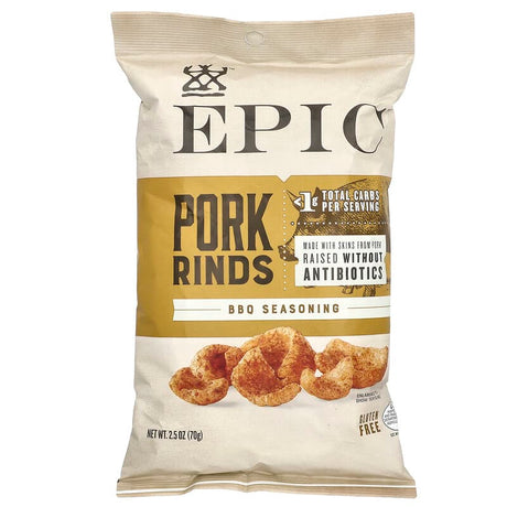 Couennes de porc Epic, 70g - Barbecue / Un pack