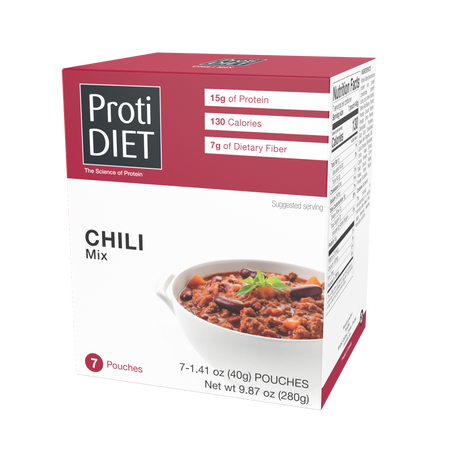 Proti Diet 15g Protein Entree - Chili Mix, 7 Pouches - 1-Pack
