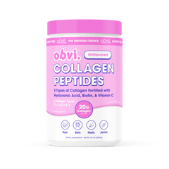 Obvi Collagen Peptides - 5 Types of Collagen-Fortified with Hyaluronic Acid, Biotin, & Vitamin C