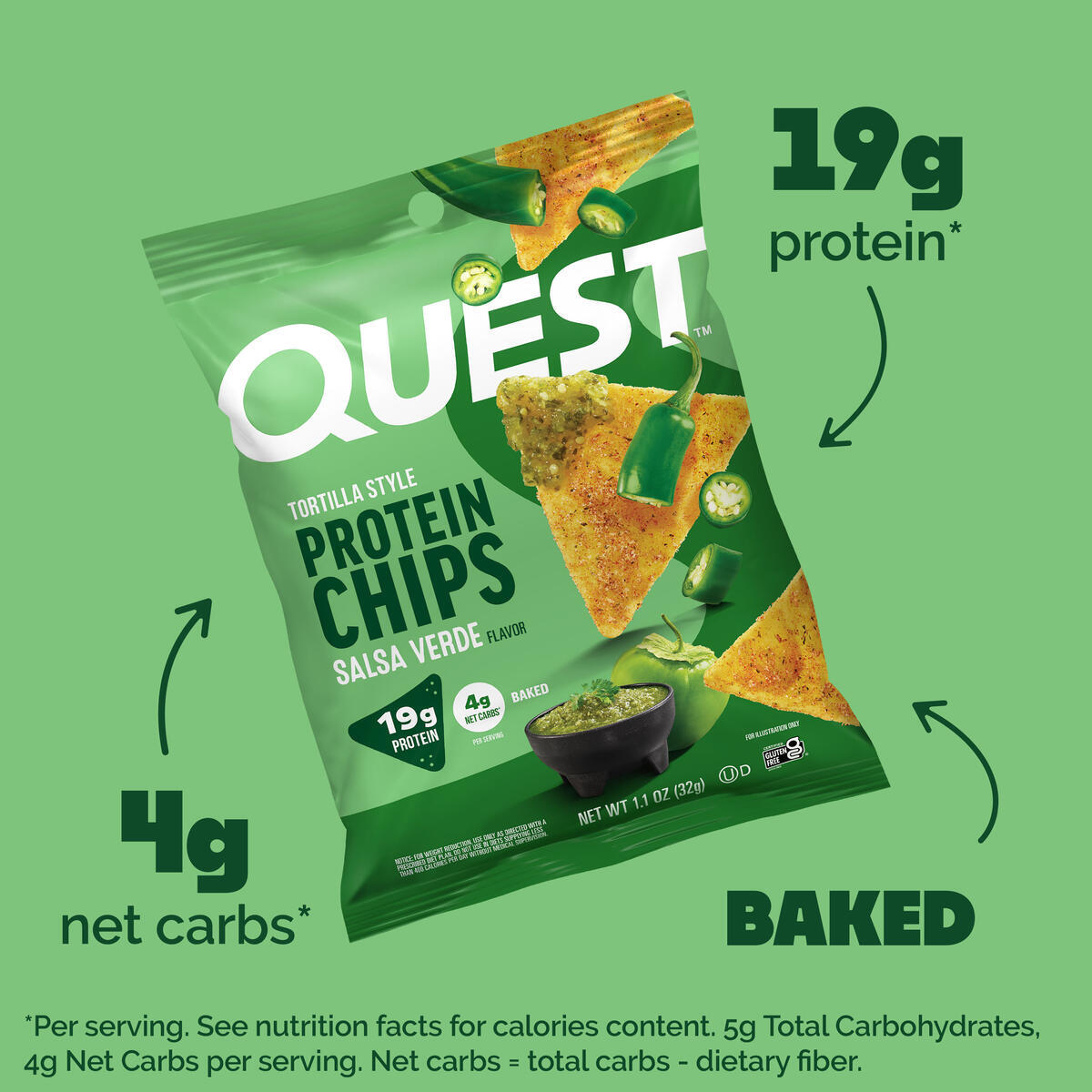 quest chips carb count