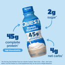 Quest Nutrition 45g Protein Milkshake, 14 fl oz(4 pack)