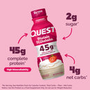 Quest Nutrition 45g Protein Milkshake, 14 fl oz(4 pack)