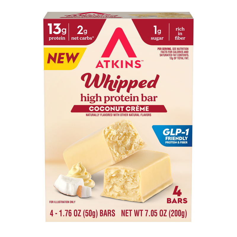 atkins l carnitine Whipped High Protein Bars by Atkins Nutritionals Badge:Buy 5 Get 1 Free Scent:Mint Scent (60 ct) 5 Amino1MQ