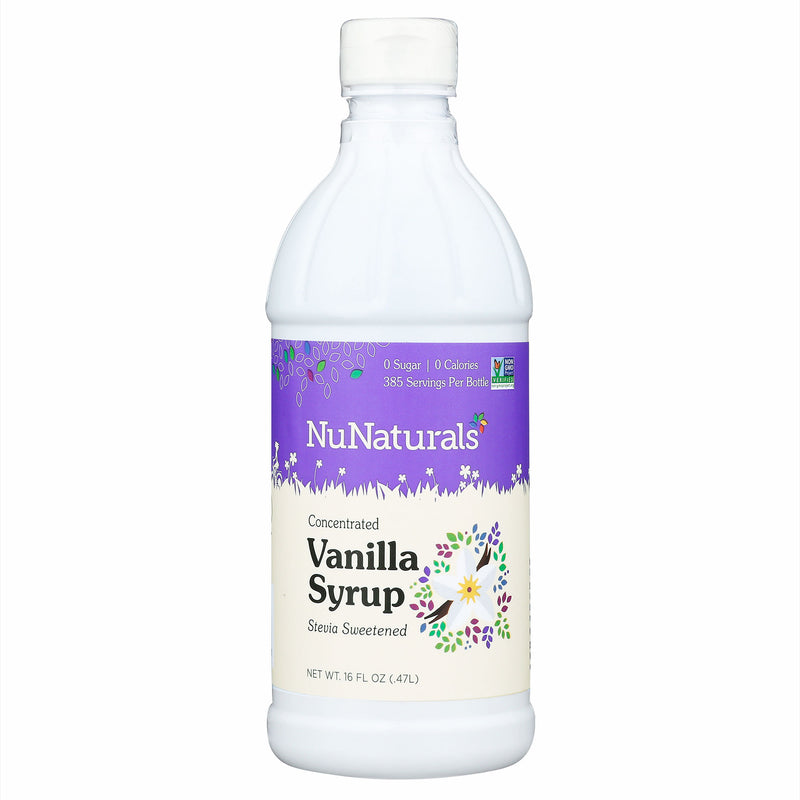 NuNaturals Vanilla Syrup 16 fl oz.