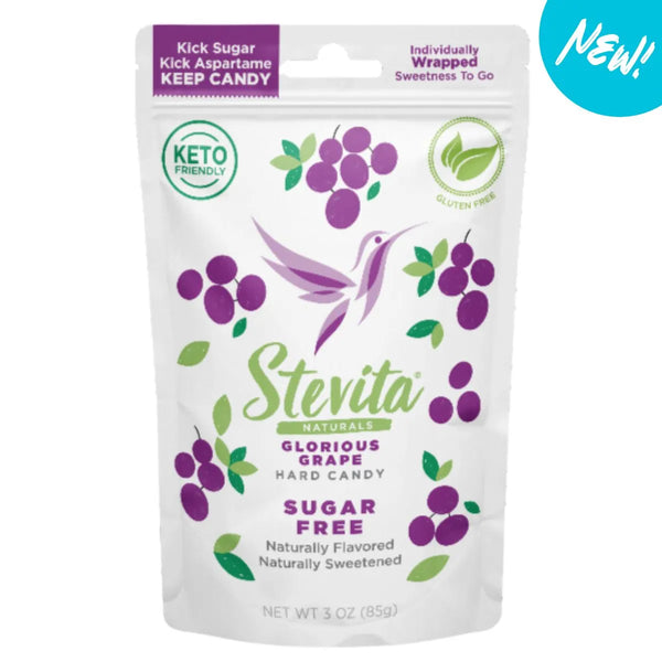 Stevita Stevia Sweetened Sugar Free Hard Candies, 3 oz pouch