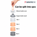 BariatricPal 4 Compartment Food Container - Pink Set