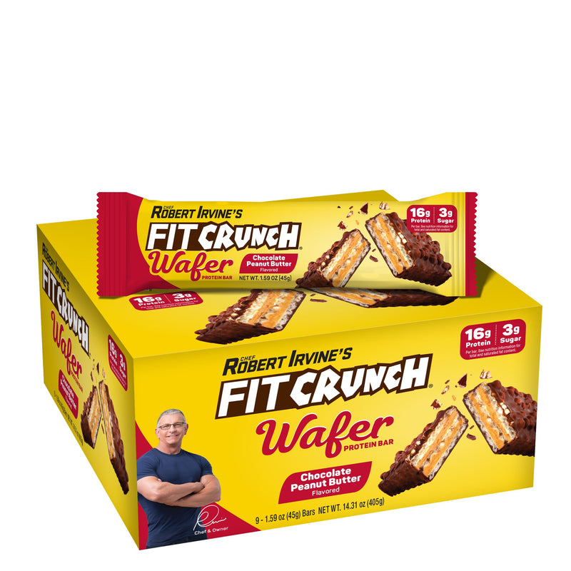 Robert Irvine's Fit Crunch Wafer Protein Bar