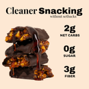 Artisan Crafted Dark Chocolate Aloha Caramel Bar by Krack'd Snacks - Coconut Caramel with California Almonds