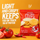 ProtiDiet BBQ chips with 15 grams of protein.