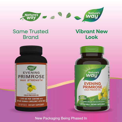 Nature's Way Evening Primrose Oil, Max Strength 120 softgels by Nature's Way - Exclusive Offer at $23.99 on Netrition Nature's Way Evening Primrose Oil, Max Strength 120 softgels by Nature's Way - Exclusive Offer at $23.99 on Netrition