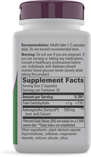 Nature's Way Ashwagandha Extract, Standardized 60 vegan capsules