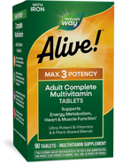 Nature's Way Alive! Max 3 Potency Multivitamin