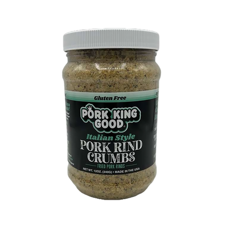 Pork King Good Pork Rind Crumbs, 12 oz - Italian
