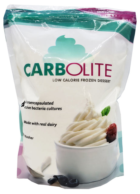 Mélange pour crème glacée molle Healthsmart Carbolite sans sucre ajouté (sac de 1,13 kg) - Gâteau d'anniversaire
