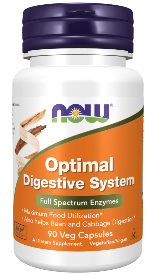 NOW Optimal Digestive System 90 Veg Capsules