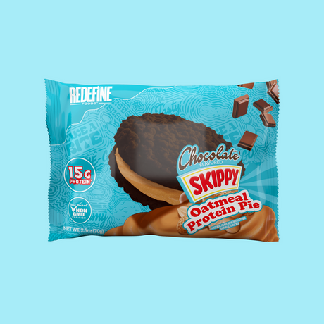 Redéfinir la tarte protéinée aux flocons d'avoine - Un pack / Skippy Beurre de cacahuète chocolat