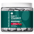 ProCare Santé Fer + Vitamine C Gomme à Mâcher