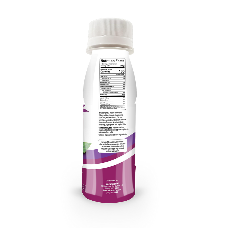 BariatricPal 30g Whey Protein & Collagen Power Pro Shots - Wild Berry