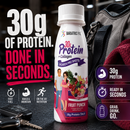 One 3 oz. bottle. Sugar-free and less than 1g carbs. 30g protein - fruit punch protein shot. 