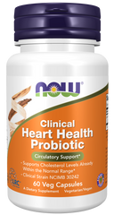 NOW Clinical Heart Health Probiotic, 60 Veg Capsules