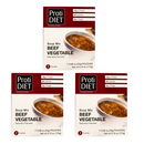 Proti Diet Protein Soup Mix, Beef Vegetable, 7 Pouches