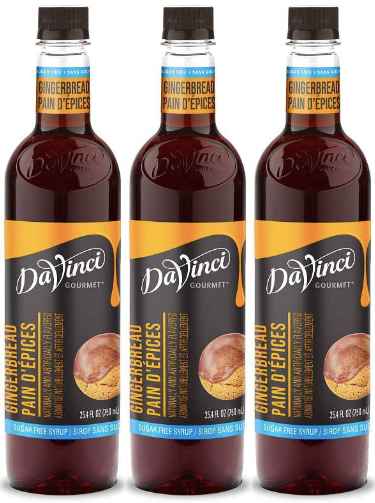 Gingerbread DaVinci Syrup Bottle - 750mL