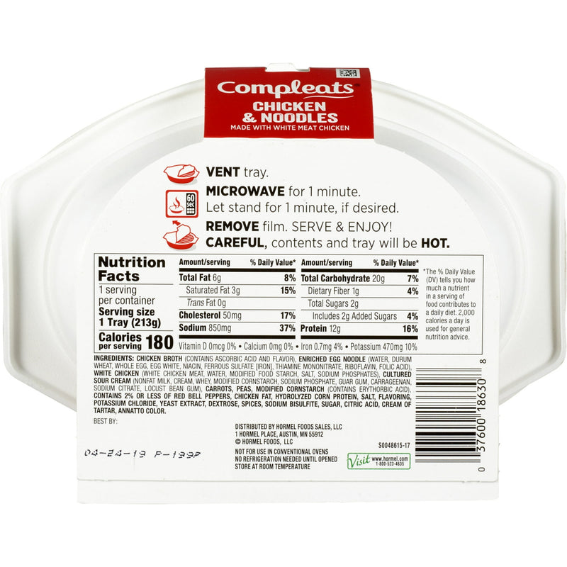 Hormel Compleats Shelf Stable Meals