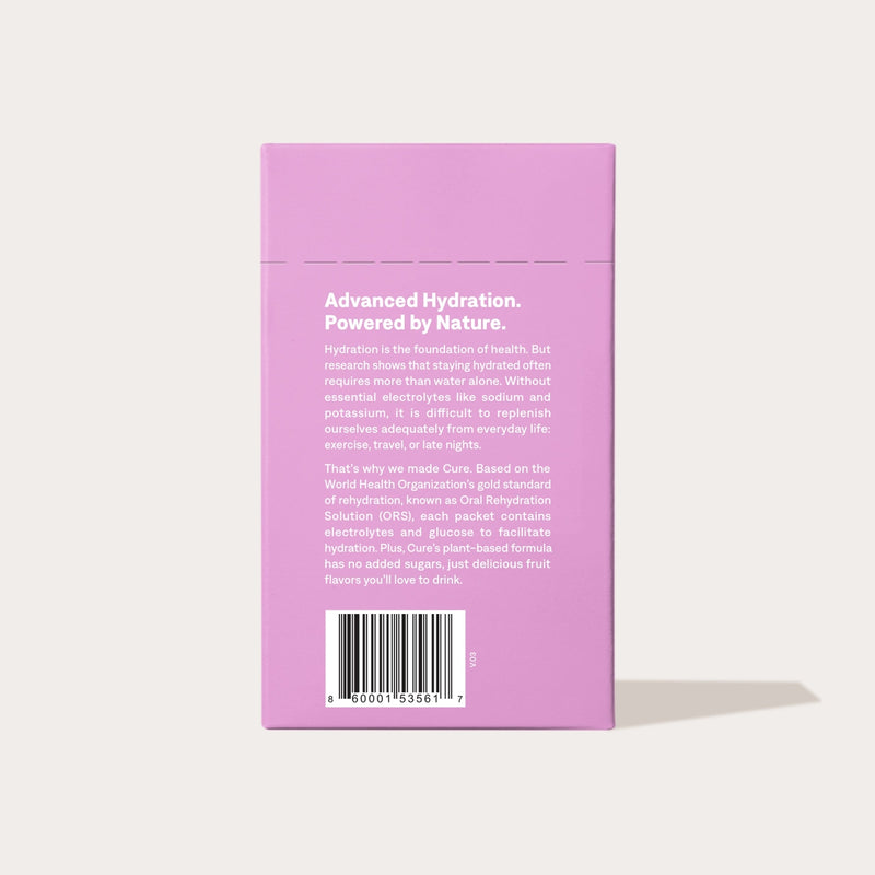 Cure Hydration Electrolyte Drink Mix, 8ct