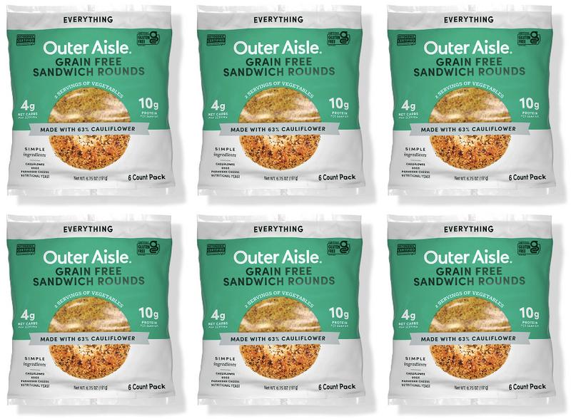 OUTER AISLE GOURMET Plantpower Sandwich Thins, 6.75 oz