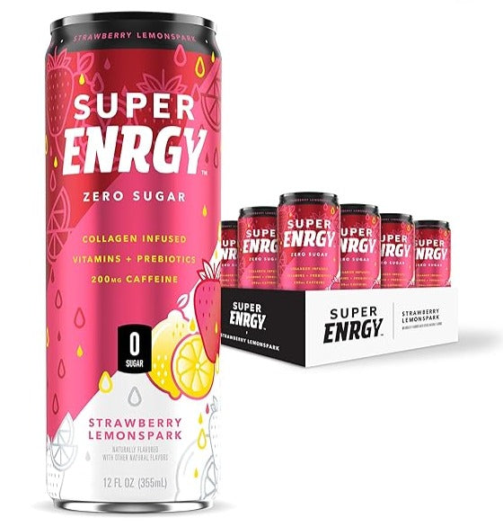 Kitu Super Enrgy Zero Sugar Energy Drink, 12 oz