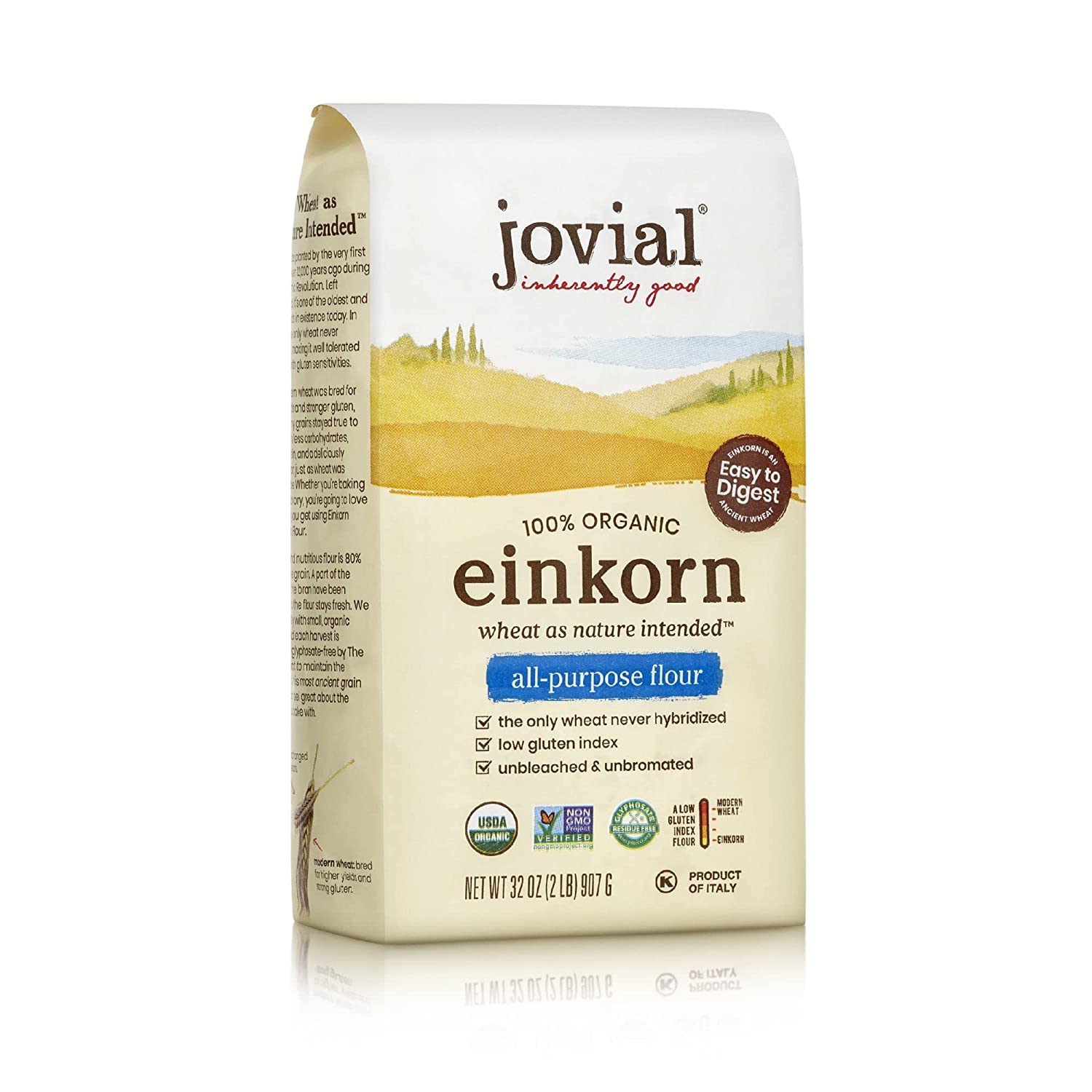 Jovial Foods Einkorn All Purpose Flour Organic 32 oz by Jovial Foods - Exclusive Offer at $11.79 on Netrition