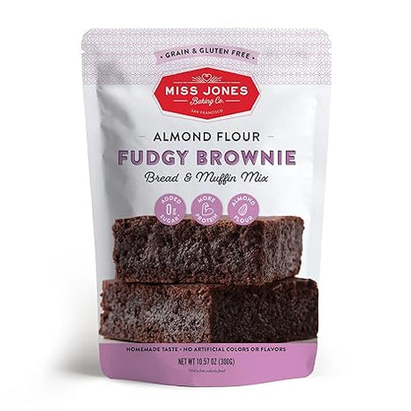 Préparation pour brownies fondants Keto & Paléo Miss Jones Baking Co. 299 g