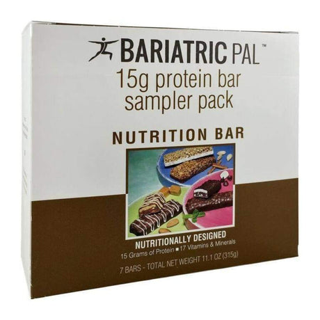 BariatricPal Barres Protéinées 15g - Paquet Varié