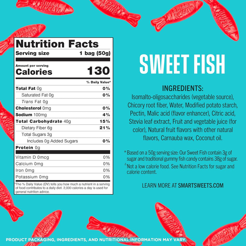 Smart Sweets Sweet Fish 50g (1.8 oz)