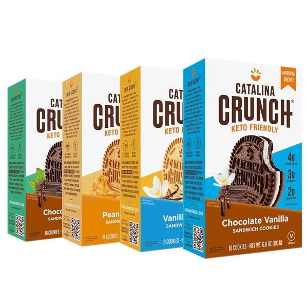 Catalina Crunch Keto Sandwich Cookies - Variety Pack