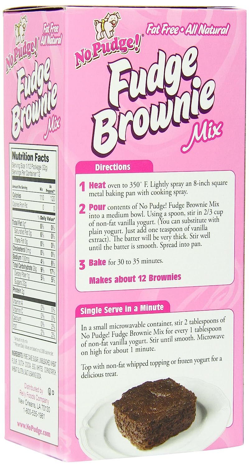 No Pudge Fat Free Fudge Brownie Mix 13.7 oz