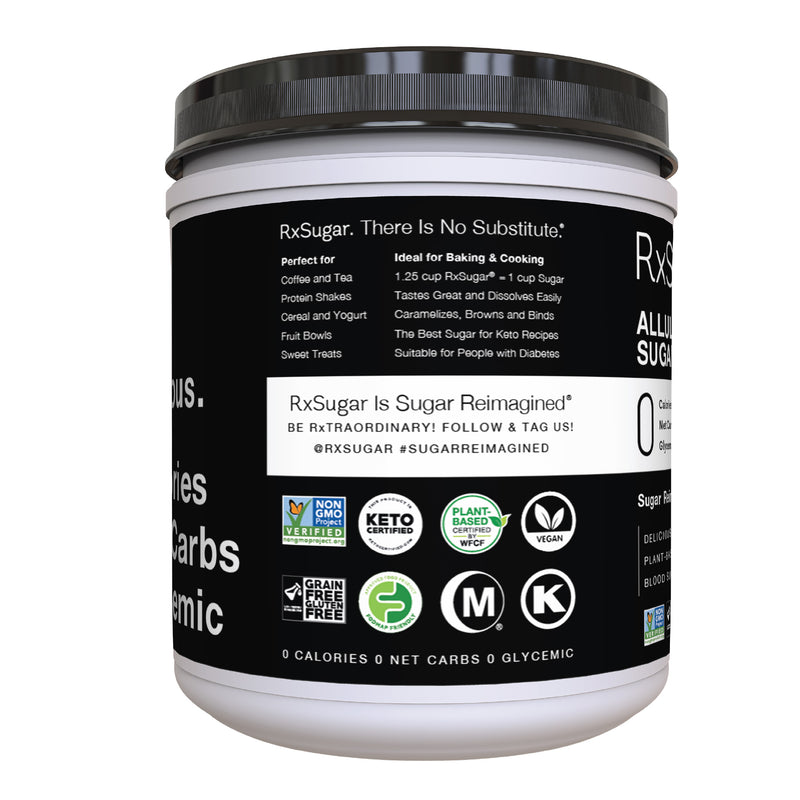 RxSugar Allulose Sugar Canister