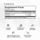 Codeage Akkermansia - Probiotic & Prebiotic 100 Million AFUs