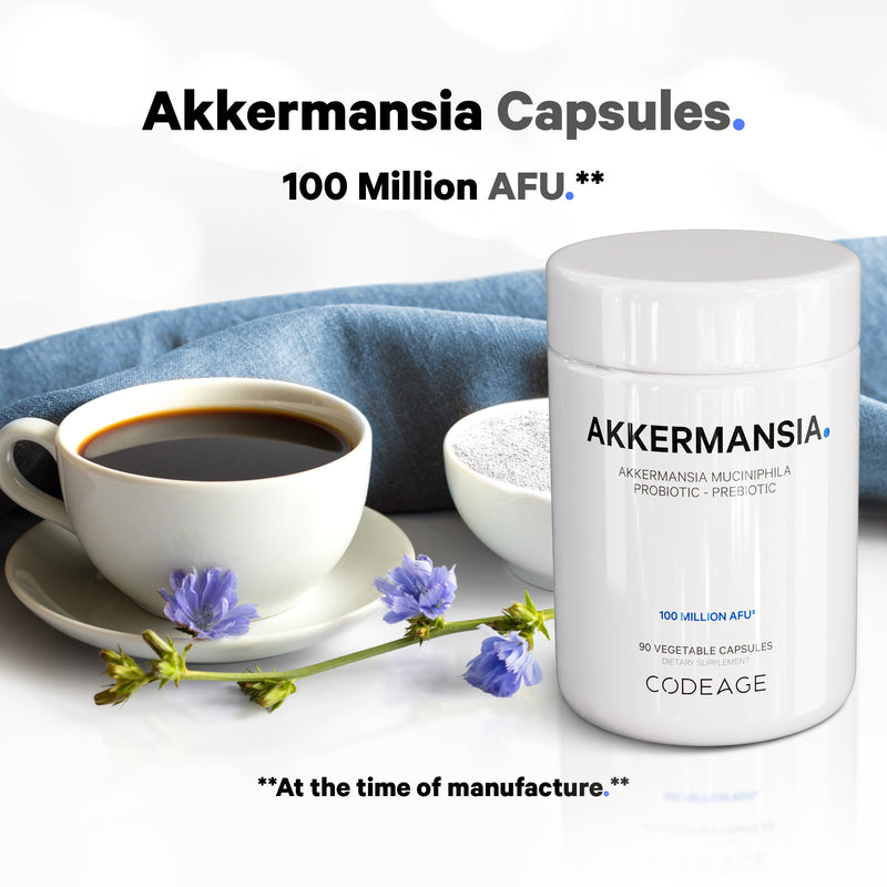 Codeage Akkermansia - Probiotic & Prebiotic 100 Million AFUs