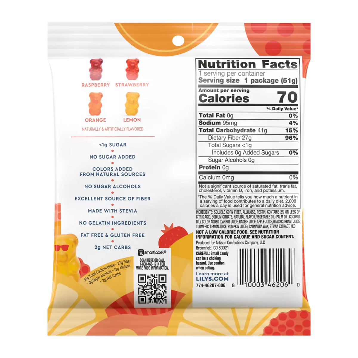 Lily's Gummy Bears 1.8 oz by Lily's Sweets - Exclusive Offer at