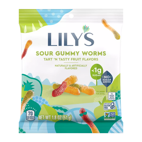 Lily's Gummy Worms 1.8 oz bag