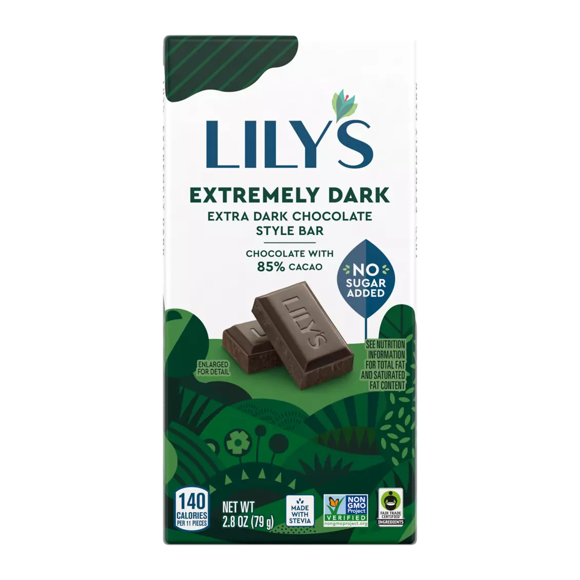 Lily's Extremely Dark Chocolate Style Bar by Lily's Sweets - Exclusive  Offer at $5.99 on Netrition