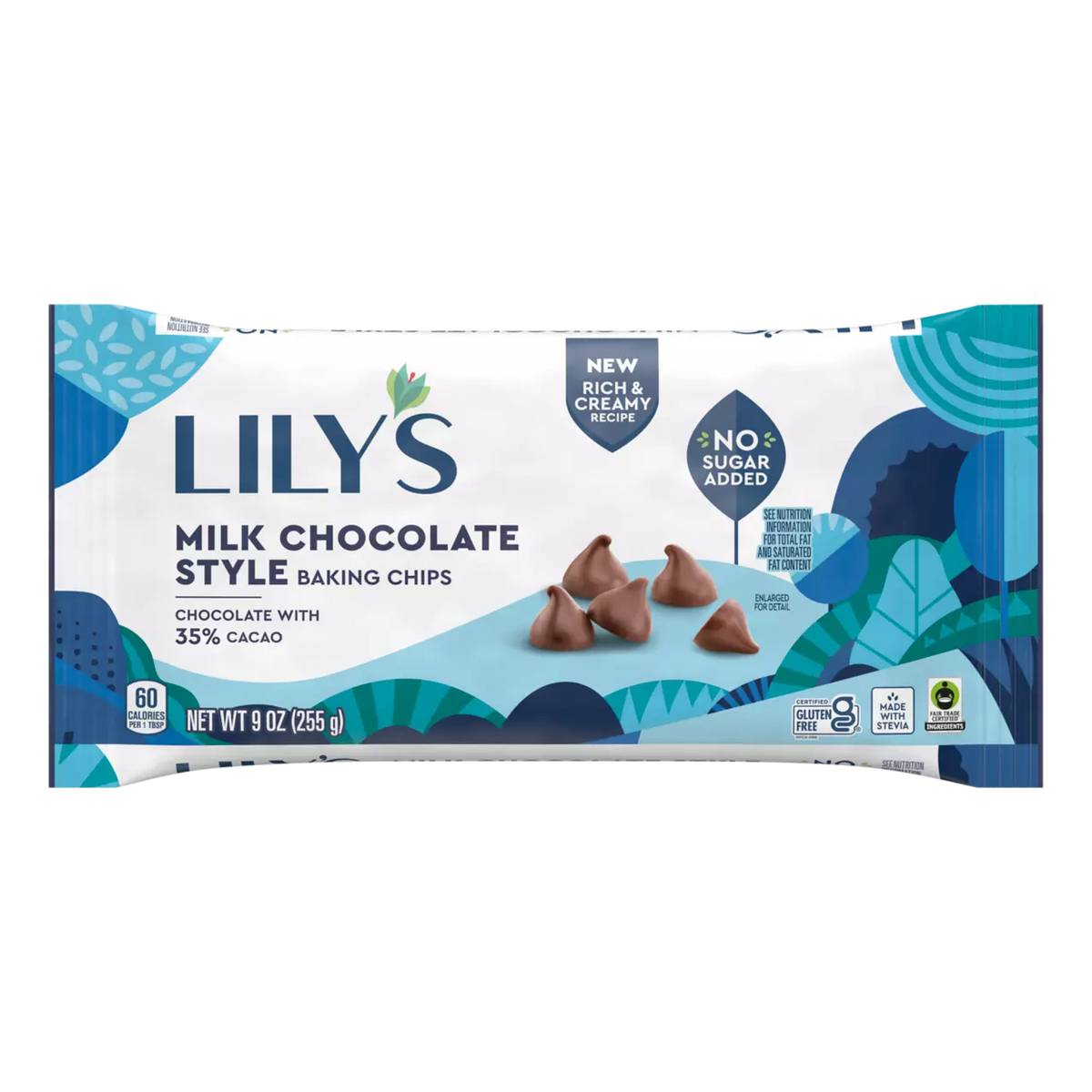 Lily's Milk Chocolate Style Baking Chips, 9 oz bag by Lily's Sweets