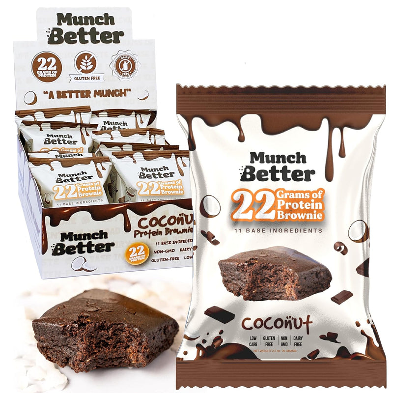 Munch Better Protein Brownies