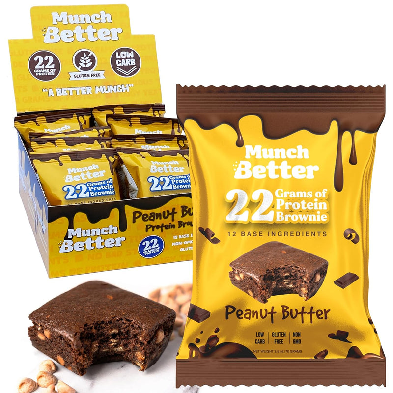 Munch Better Protein Brownies