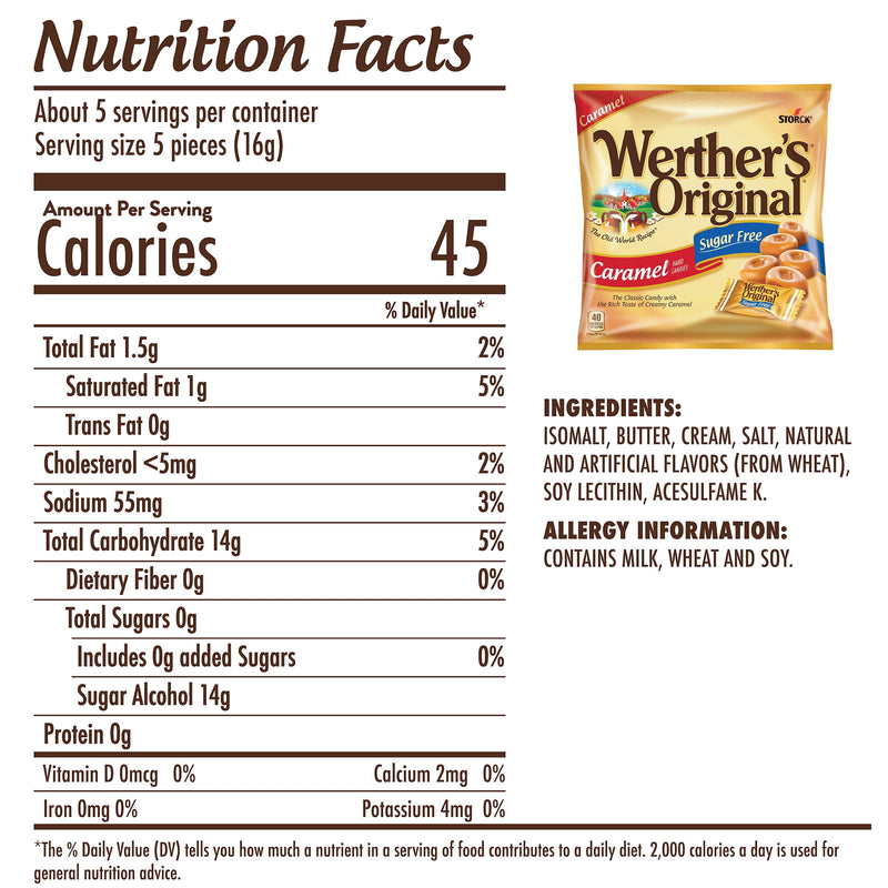 Werther's Original Sugar Free Hard Candies