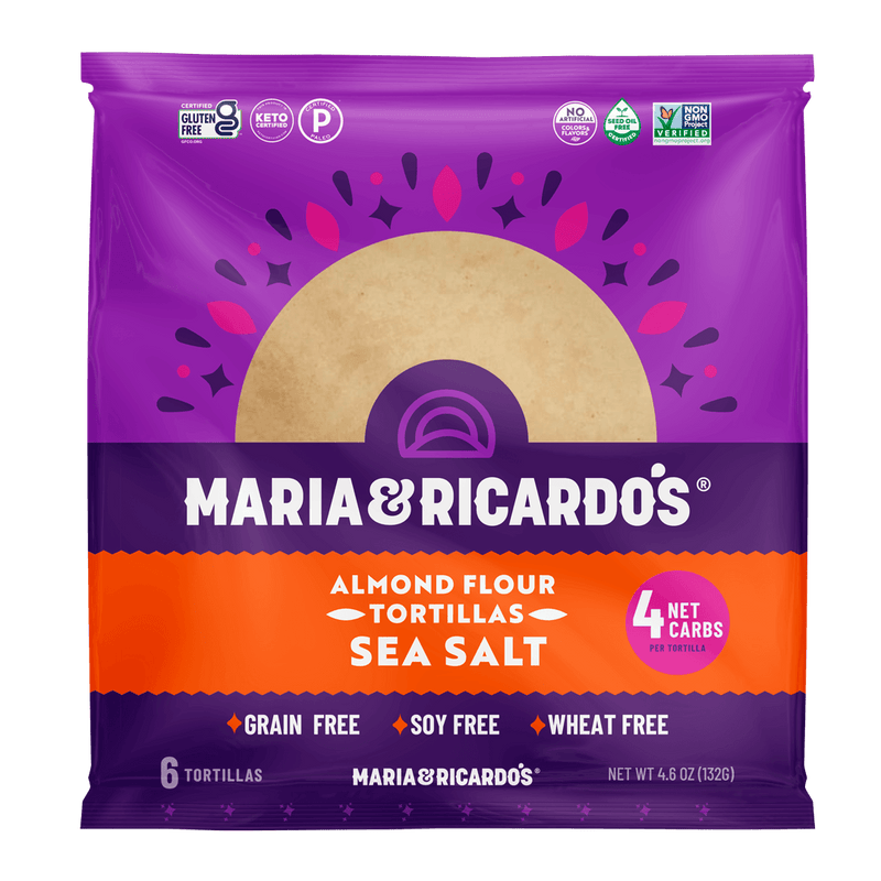 Maria and Ricardo's Almond Flour Keto Tortillas